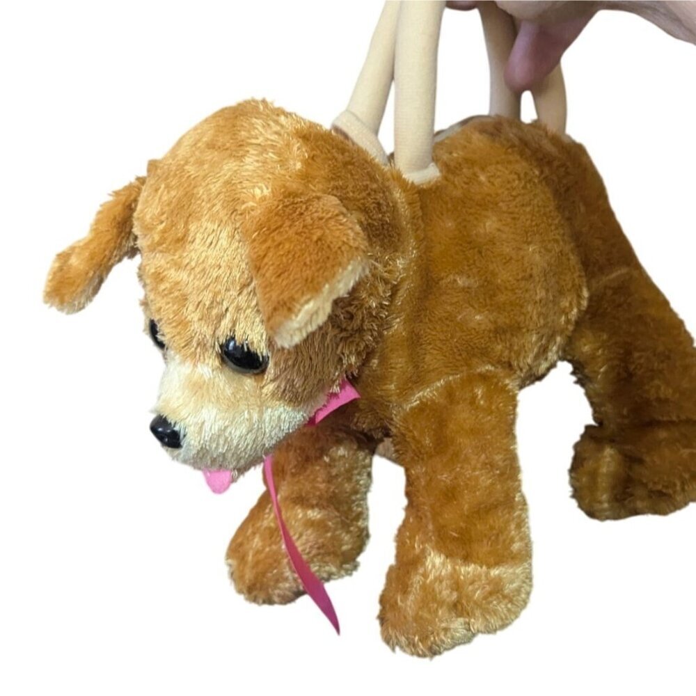 Toby NYC dog handbag‎ purse  toy  pink ribbon bow zipper pocket  10"